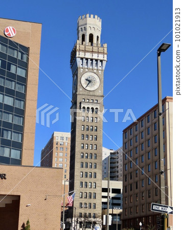 America Baltimore city landmark clock tower 101021913