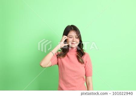 Cute Asian Woman 101022940