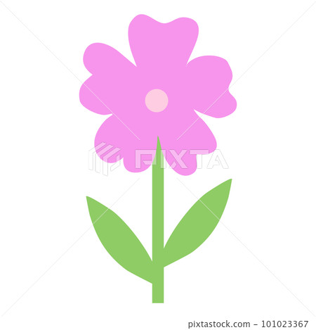 Simple flower icon, doodle style flat vector - Stock Illustration ...