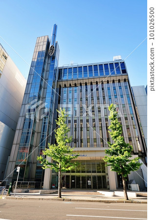 Tokyu Department Store Sapporo store in sunny summer Tokyu Department Store Sapporo store in sunny summer 101026500
