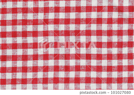Print Scottish Square Cloth. Gingham Pattern Tartan Checked Plaids. Pastel Backgrounds For Tablecloths, Dresses, Skirts, Napkins, Textile Design. Breakfast Natural Linen Country Plaid Tartan Kitchen 101027080