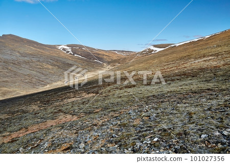 Hiking in Iceland, Bare Mountains Hiking in Iceland, Bare Mountains 101027356