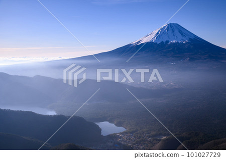 （山梨縣）從大嶽山脊線看到的富士山絕景 101027729