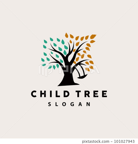 Tree Logo, Life Balance Education Vector, Luxurious Elegant Simple Tree Design, Playground Illustration Icon Tree Logo, Life Balance Education Vector, Luxurious Elegant Simple Tree Design, Playground Illustration Icon 101027943
