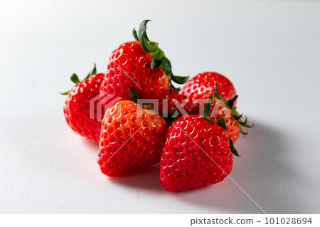Strawberry on white background Strawberry on white background 101028694