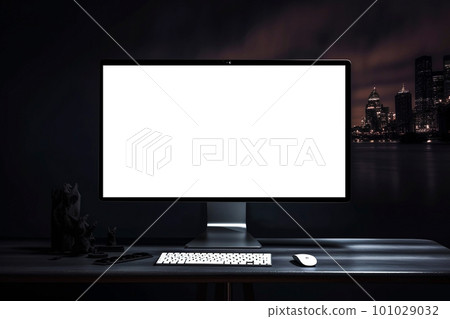 PC顯示屏,透明屏。背景紐約_2 PC顯示屏,透明屏。背景紐約_2 101029032