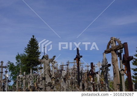 Lithuania Siauliai Hill of Crosses Lithuania Siauliai Hill of Crosses 101029267