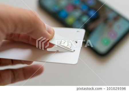 SIM卡和智能手機 101029396