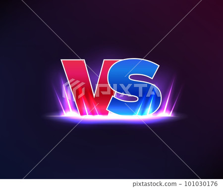 Versus screen vs fight background for battle Vector Image