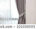 Rope curtain, gray curtain With white light curtain 101030505