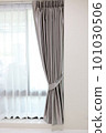 Rope curtain, gray curtain With white light curtain 101030506