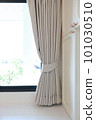 Rope curtain, gray curtain With white light curtain 101030510