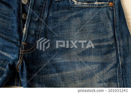 Levi's501xx 復古 1966 年再版真正破損的惡魔鬍子 101031241