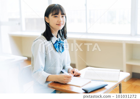 School girls taking classes School girls taking classes 101031272
