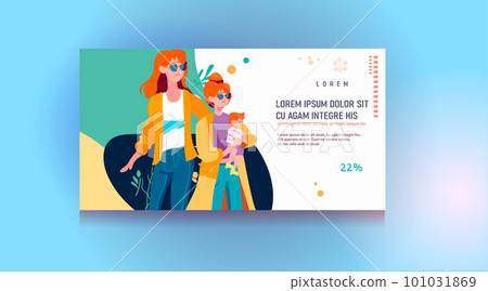 mothers and little children walking together women lesbians with kid transgender love happy lesbian family 101031869