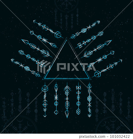 Triangle viking outline wallpaper Triangle viking outline wallpaper 101032422