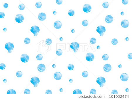 水彩圓點和滴水背景/壁紙 101032474