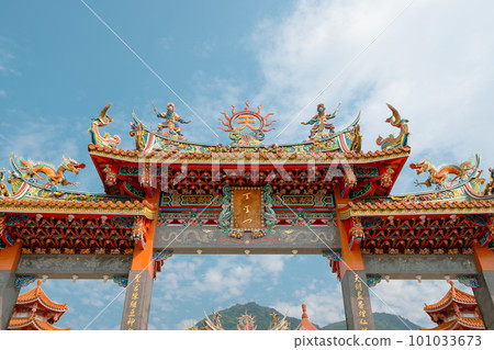 Tianyuan temple in Tamsui, New Taipei City, Taiwan 101033673
