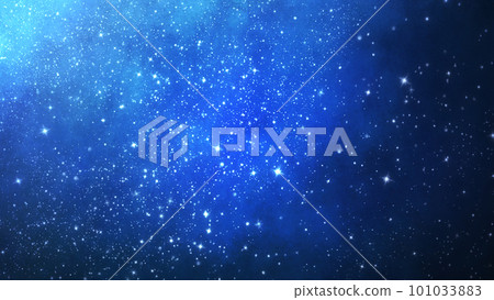 Starry sky, night sky, space background. Glitter watercolor illustration. 101033883
