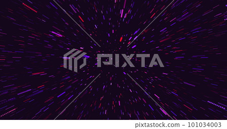 Abstract tunnel speed of light. Stream of bright lines in space, background. Abstract tunnel speed of light. Stream of bright lines in space, background. 101034003