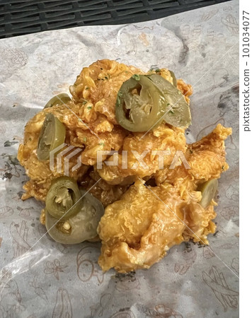 Korean food delicious chili mayo chicken Korean food delicious chili mayo chicken 101034077