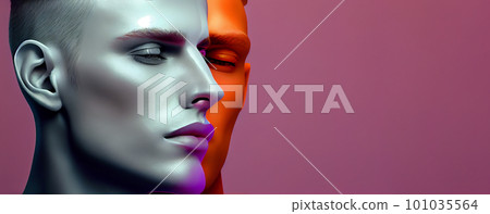 LGBTQ/男同性戀/雙性戀/變性男性（生成 AI） 101035564