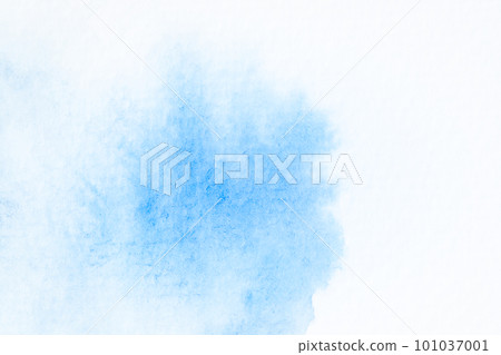 blue watercolor, paint stroke gradient color combination on drawing paper use as background 101037001