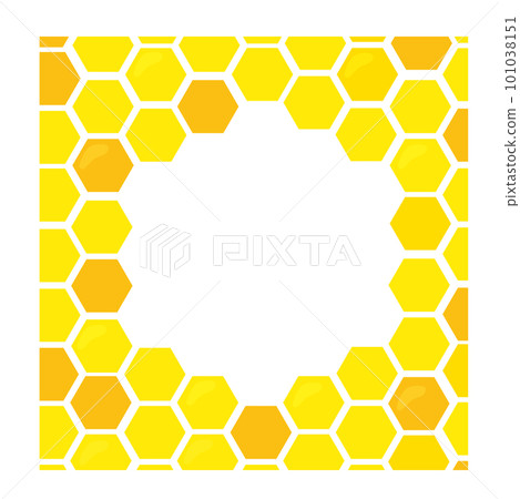 蜂蜜方形中框背景 101038151