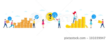 Set of T-shirt, Skin care and Wash hands line icons. People characters with delivery parcel, money coins. Include Vitamin e icons. For web, application. Vector 101039947