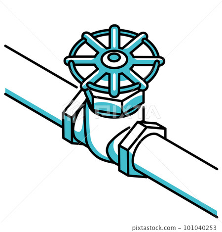 A valve that adjusts the amount of water 101040253