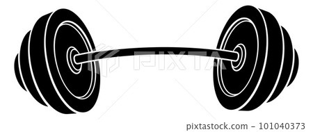 Cartoon Weights Barbell Illustration Cartoon Weights Barbell Illustration 101040373