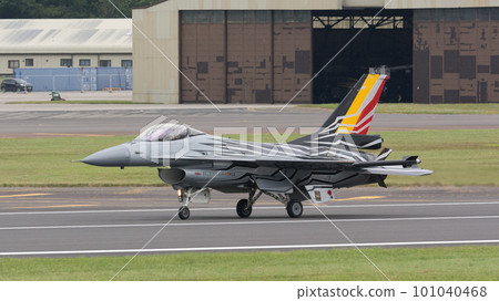 Belgian Air Force F-16 Display Team Landing 101040468