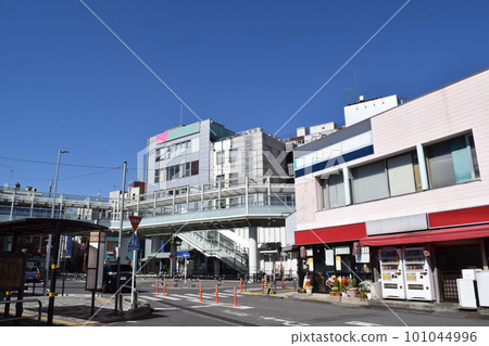 Fujimino City, Saitama Prefecture, Kamifukuoka Station East Exit Townscape 101044996