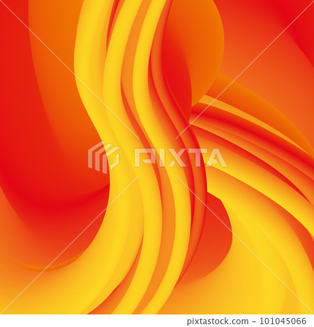 Volumetric 3D wave. Modern design element. Wave pattern. Volumetric 3D wave. Modern design element. Wave pattern. 101045066