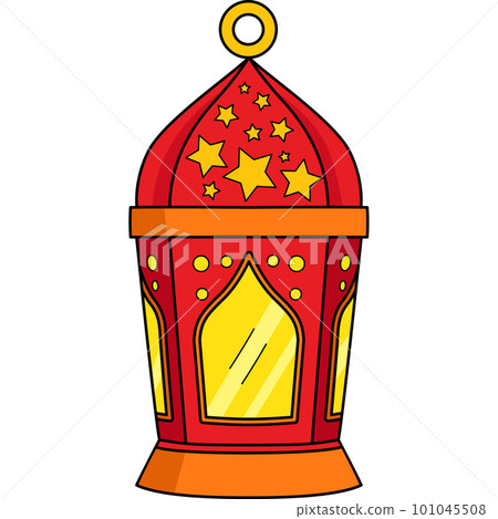Ramadan Lantern Cartoon Colored Clipart Ramadan Lantern Cartoon Colored Clipart 101045508