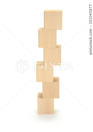 6塊積木積木無字母白色背景 101045977