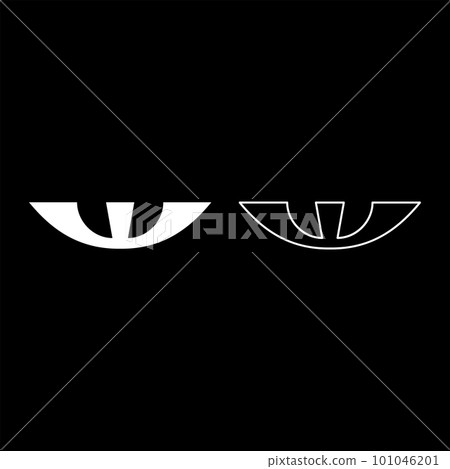 Israeli Shekel currency symbol ILS money ois sign old set icon white color vector illustration image solid fill outline contour line thin flat style 101046201