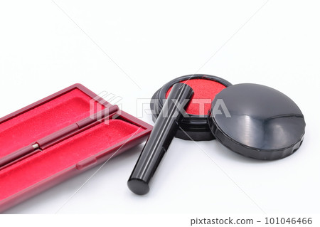 Image of seal and red ink Image of seal and red ink 101046466