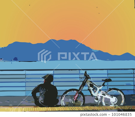 黃昏騎著單車奔跑 黃昏騎著單車奔跑 101046835