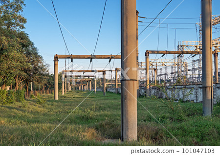 High-voltage transmission lines of open switchgear TPPs High-voltage transmission lines of open switchgear TPPs 101047103