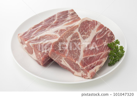 Pork shoulder loin block meat Pork shoulder loin block meat 101047320