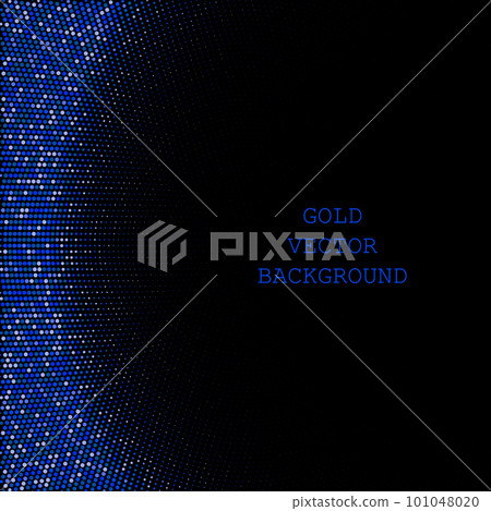 Blue dotted background. Abstract vector graphics. Decor element. Blue dotted background. Abstract vector graphics. Decor element. 101048020