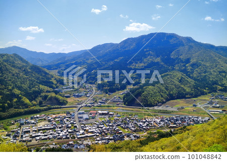 Hyogo Townscape seen from Takeda Castle 101048842