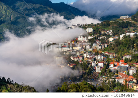 The beauty of Sapa Town in Vietnam The beauty of Sapa Town in Vietnam 101049614