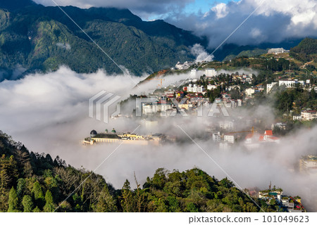 The beauty of Sapa Town in Vietnam 101049623