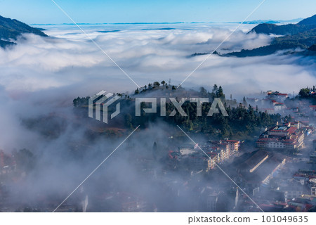 The beauty of Sapa Town in Vietnam 101049635