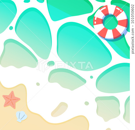 Background illustration _ beautiful sea 101050602