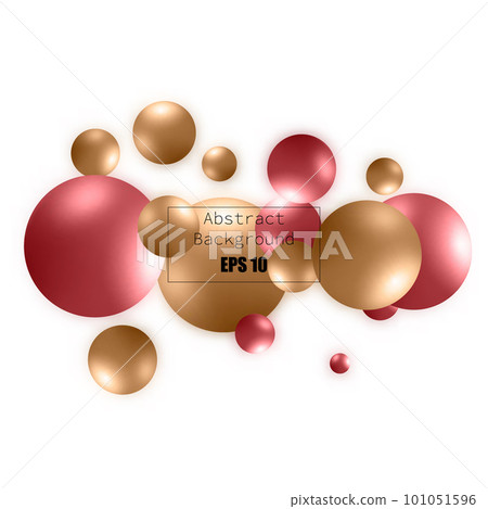 Background with color balls, blur effect. 3d round spheres. Geometric design elements circle ball pattern. Flying shapes in empty space. Design for poster, banner, placard. vector illustration. eps 10 Background with color balls, blur effect. 3d round spheres. Geometric design elements circle ball pattern. Flying shapes in empty space. Design for poster, banner, placard. vector illustration. eps 10 101051596