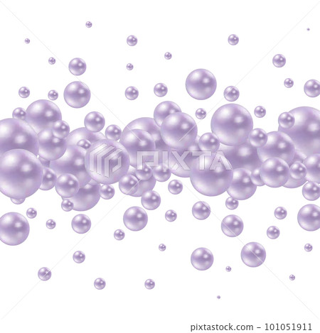 Scattered floating colored spheres on a vibrant background - 3D render. Purple color balls. eps 10 Scattered floating colored spheres on a vibrant background - 3D render. Purple color balls. eps 10 101051911