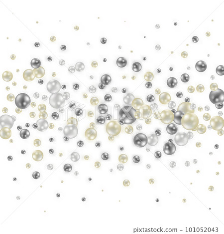 Colored pearls. Abstract vector background. eps 10 101052043